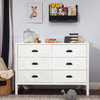 Fairway 6-Drawer Double Dresser, Cottage White