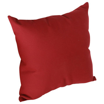 Outdoor Pillow, Burgundy, 15 Inch