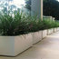 Adezz Aluminium Planter, Black Grey, Florida Trough, 200x50x60cm