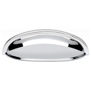 Alno Cup Pull Modern in Polished Chrome