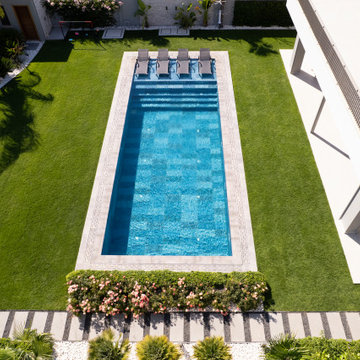 Marin & Natural Mocha Porcelain Tiles - Cesme,Izmir Villa