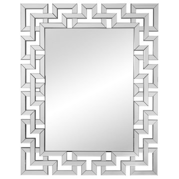 Clear Mirror Wall Mirror Winslow Modern Elegance