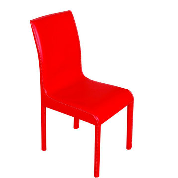 Dining Chair, Red, Set of 2
