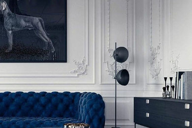 Idées déco pour un salon romantique.