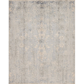 Nirvana Couture Enchantment Area Rug, Blue/Gold, 5"x8"