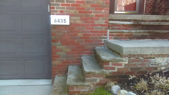 Rebuild Front Steps From Footer Up Before