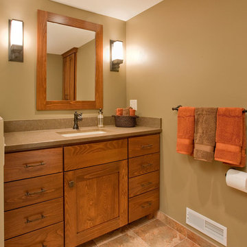 River Rock Walk-In Shower