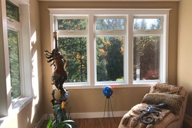 Sunroom - contemporary sunroom idea in Portland