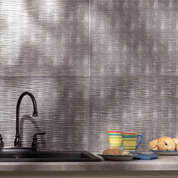 Fasade Ripple, Crosshatch Silver - Home Decor