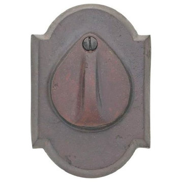 Plate And Flap Single, Medium Bronze