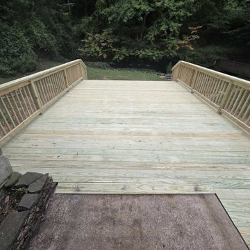 Huntingdon Valley PA Pressure Treated Lumber Demo & Rebuild