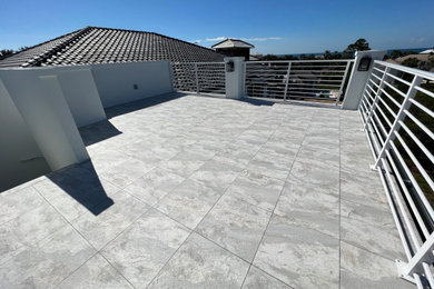 Charming Outdoor Tiles installed on the Sundeck, Balconies and Stairs.