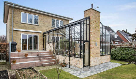 Extension de la Semaine : Un jardin d'hiver cosy sous une véranda