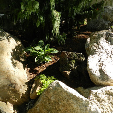 Boulder and Natural Elements Patio
