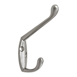 Cosmas - [10-PACK] Cosmas 31153SN Satin Nickel Coat & Hat Hooks - Wall Hooks