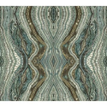 York Wallcoverings OG0559 Antonina Vella Elegant Earth Kaleidoscope Wallpaper