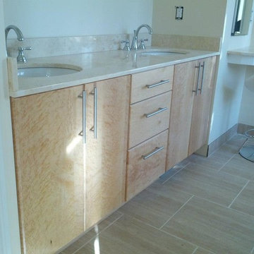 Birds Eye Maple Vanity