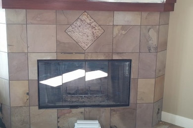 Sycamore way fireplace