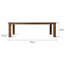 St Mawes Refectory Table, 10-Seater, Reclaimed Teak