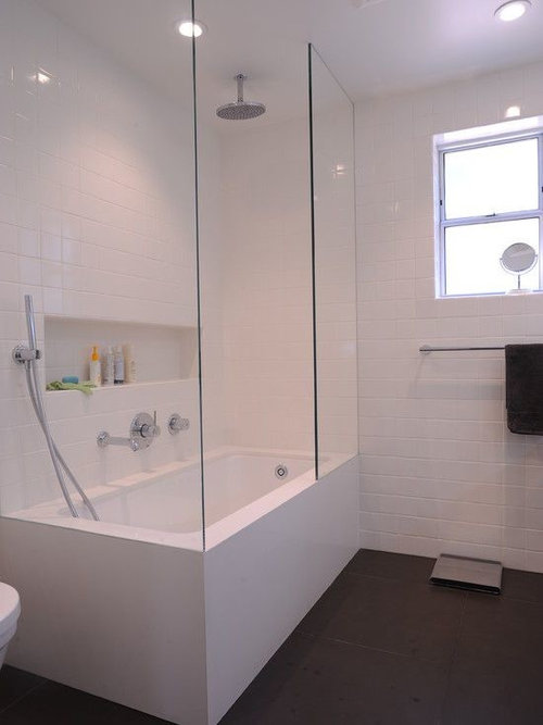 alcove tub with tile flange