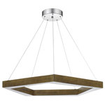 Cal - Cal Metz - 64 Inch 38W LED Chandelier, Light Oak Finish - Add a modern touch with this pentagonal pinewood hMetz 64 Inch 38W LED Light Oak *UL Approved: YES Energy Star Qualified: n/a ADA Certified: n/a  *Number of Lights:   *Bulb Included:Yes *Bulb Type:Integrated LED *Finish Type:Light Oak