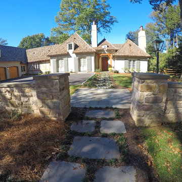 Natural Stone Outdoor Living Area