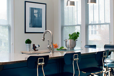 Kitchen - contemporary kitchen idea in Charlotte