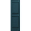 Standard 2-Equal Raised Panel Shutters, Midnight Blue, 14 3/4"Wx55"H