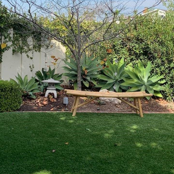 Zen Bamboo Garden Bench
