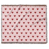 "Solid Hearts" Woven Blanket 60"x50"