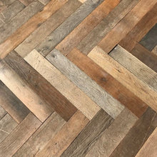 Reclaimed wooden flooring