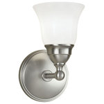 Norwell Lighting - Norwell Lighting 8581-BN-BSO Sophie - One Light Wall Sconce - Mounting Direction: Up/Down  ShSophie One Light Wal Choose Your Option *UL Approved: YES Energy Star Qualified: n/a ADA Certified: n/a  *Number of Lights: Lamp: 1-*Wattage:75w Edison bulb(s) *Bulb Included:No *Bulb Type:Edison *Finish Type:Brush Nickel