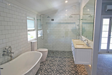 Inspiration for a bathroom in Brisbane.