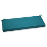 Pillow Perfect, Inc. - Rave Surf Bench Cushion, Green - Pillow Perfect Rave Teal Bench Cushion