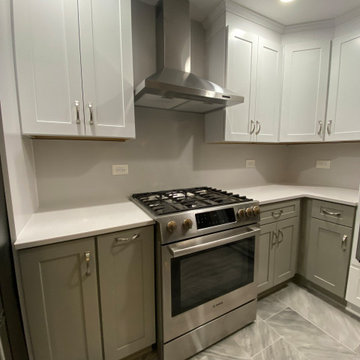 Beautiful Kitchen Transformation With New Two-Tone Cabinets