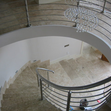 Concrete Stairs in Marble Finish
