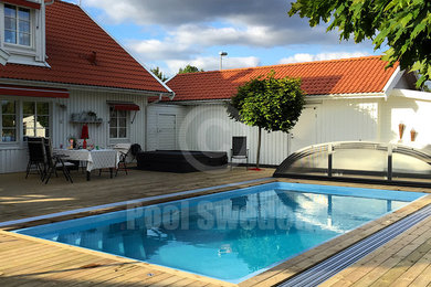 Design ideas for a scandi swimming pool in Other.