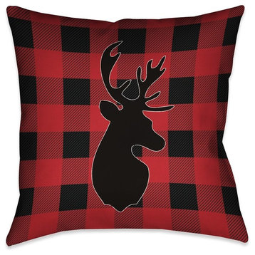 Buffalo Check Decorative Pillow, 18"x18"