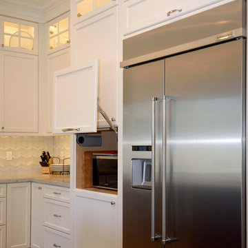 Lift up Microwave Door