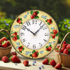 Vintage-Style Strawberry Wall Clock