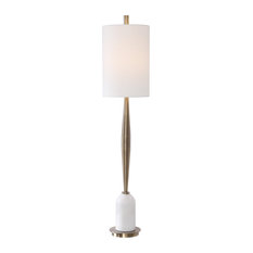 White Glaze Collective Design 720354121984 Table Lamp 