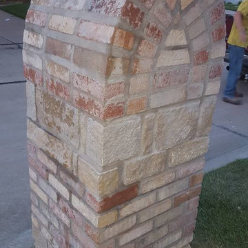 Stone and Brick Mailbox in Florissant, Mo