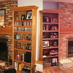RealStone Systems - Before/After Fireplace Projects - Indoor Fireplaces