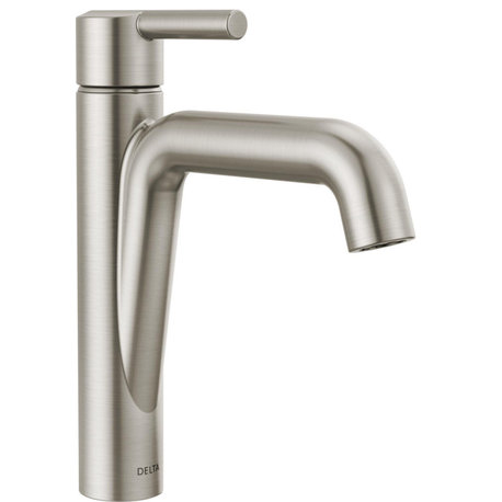 Delta 15849LF Nicoli 1.2 GPM 1 Hole Bathroom Faucet - Brilliance Stainless