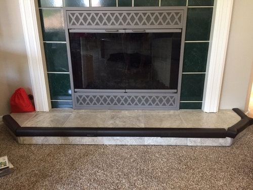 New Fireplace Tile Carrara Marble Style Thoughts
