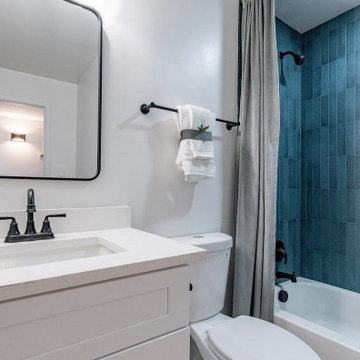 Burlingame ADU Bathroom Designed for Maximum Space Efficiency and Privacy