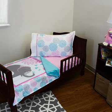 Springtime Elephant Toddler Bedding Set