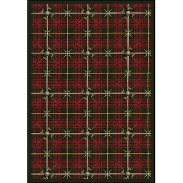 Games People Play, Gaming And Sports Area Rug, Saint Andrews, Tartan Green