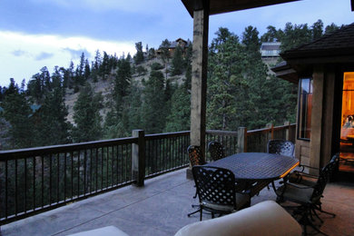 Arts and crafts patio photo in Denver
