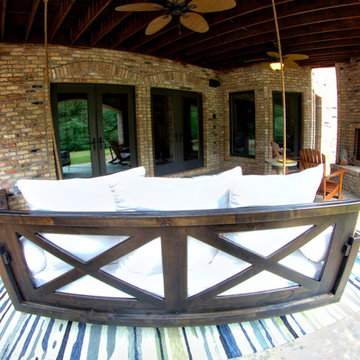 Outdoor Custom Twin or Crib Mattress Bed Porch Swing Daybeds
